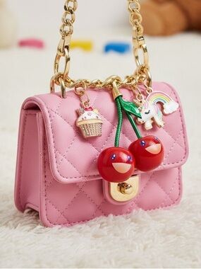 Cherry Charm Keychain Bag Charm
